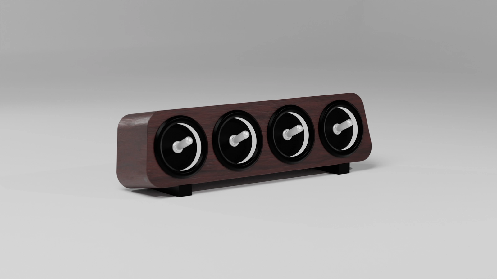 Switch module in up position